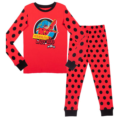 Miraculous Ladybug Pullover Pajama Shirt and Pants Sleep Set - imagikids