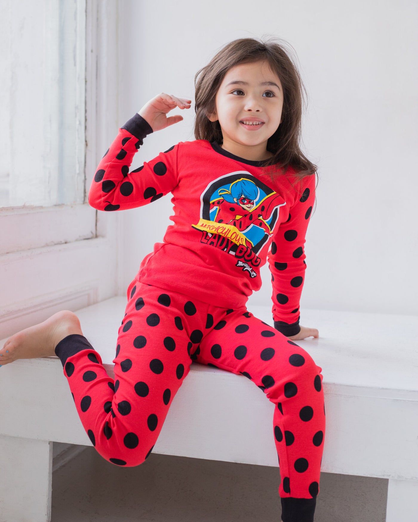 Miraculous Ladybug Pullover Pajama Shirt and Pants Sleep Set