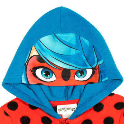 Miraculous Ladybug Zip Up Costume Pajama Coverall