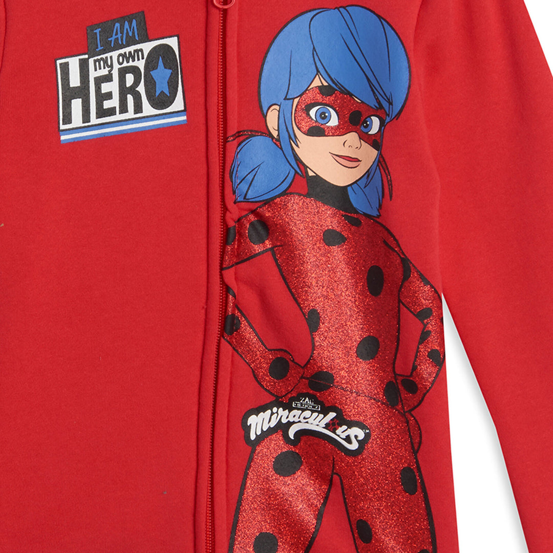 Ladybug Fleece Zip-Up Hoodie