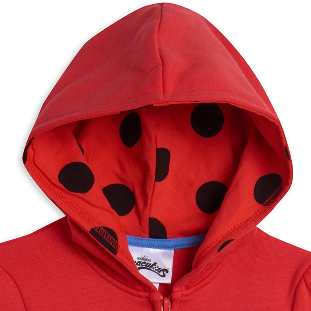 Ladybug Fleece Zip-Up Hoodie