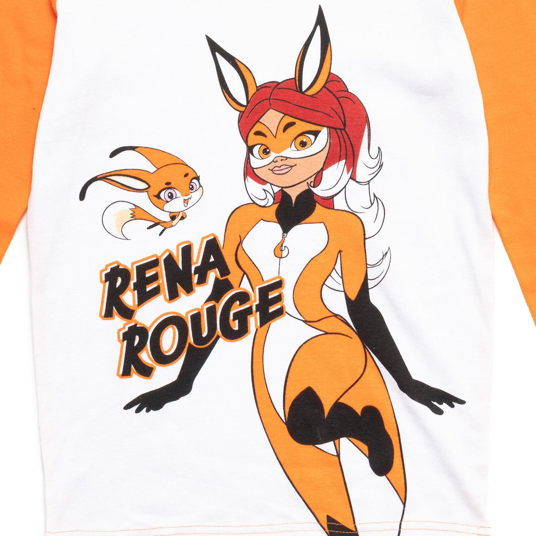 Miraculous Rena Rouge Pajama Shirt and Pants Sleep Set - imagikids