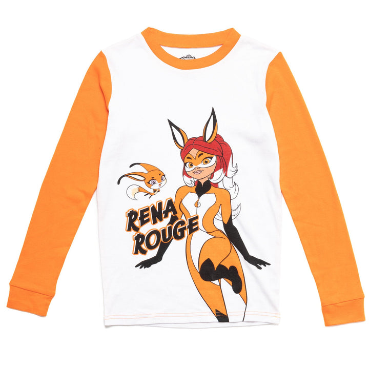 Miraculous Rena Rouge Pajama Shirt and Pants Sleep Set - imagikids