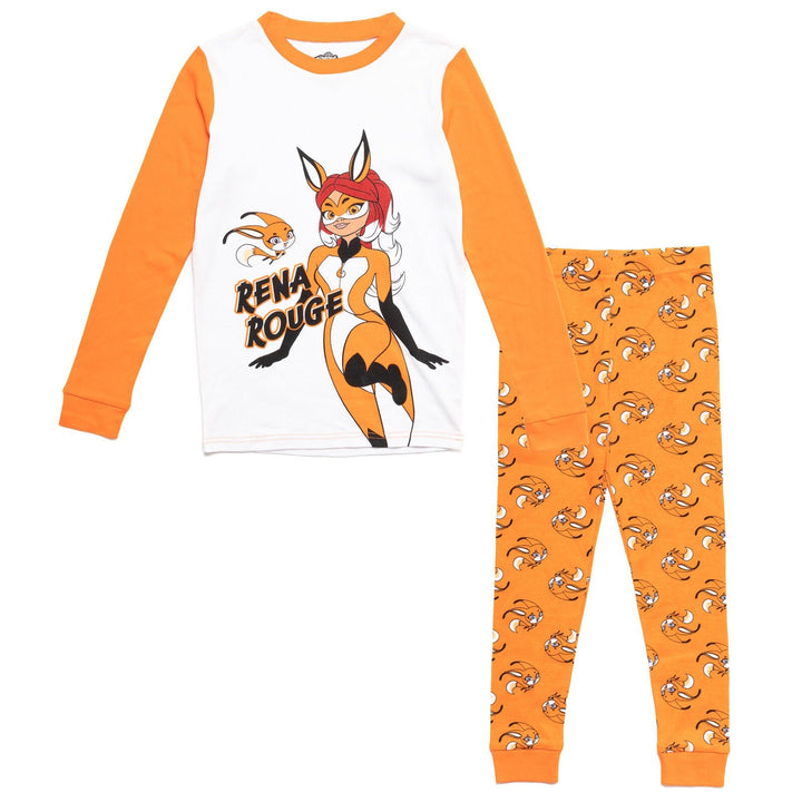 Miraculous Rena Rouge Pajama Shirt and Pants Sleep Set - imagikids