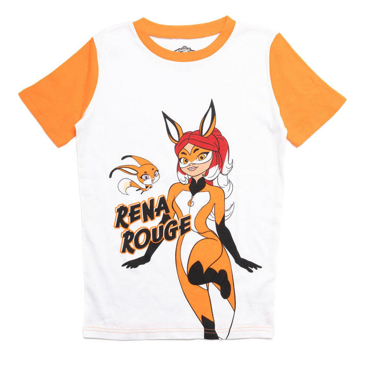 Miraculous Rena Rouge Pajama Shirt and Shorts Sleep Set - imagikids