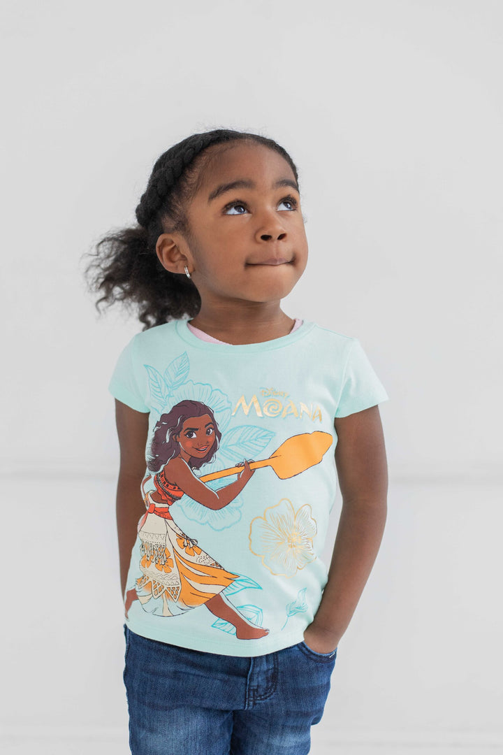 Paquete de 3 Moana Camisetas gráficas