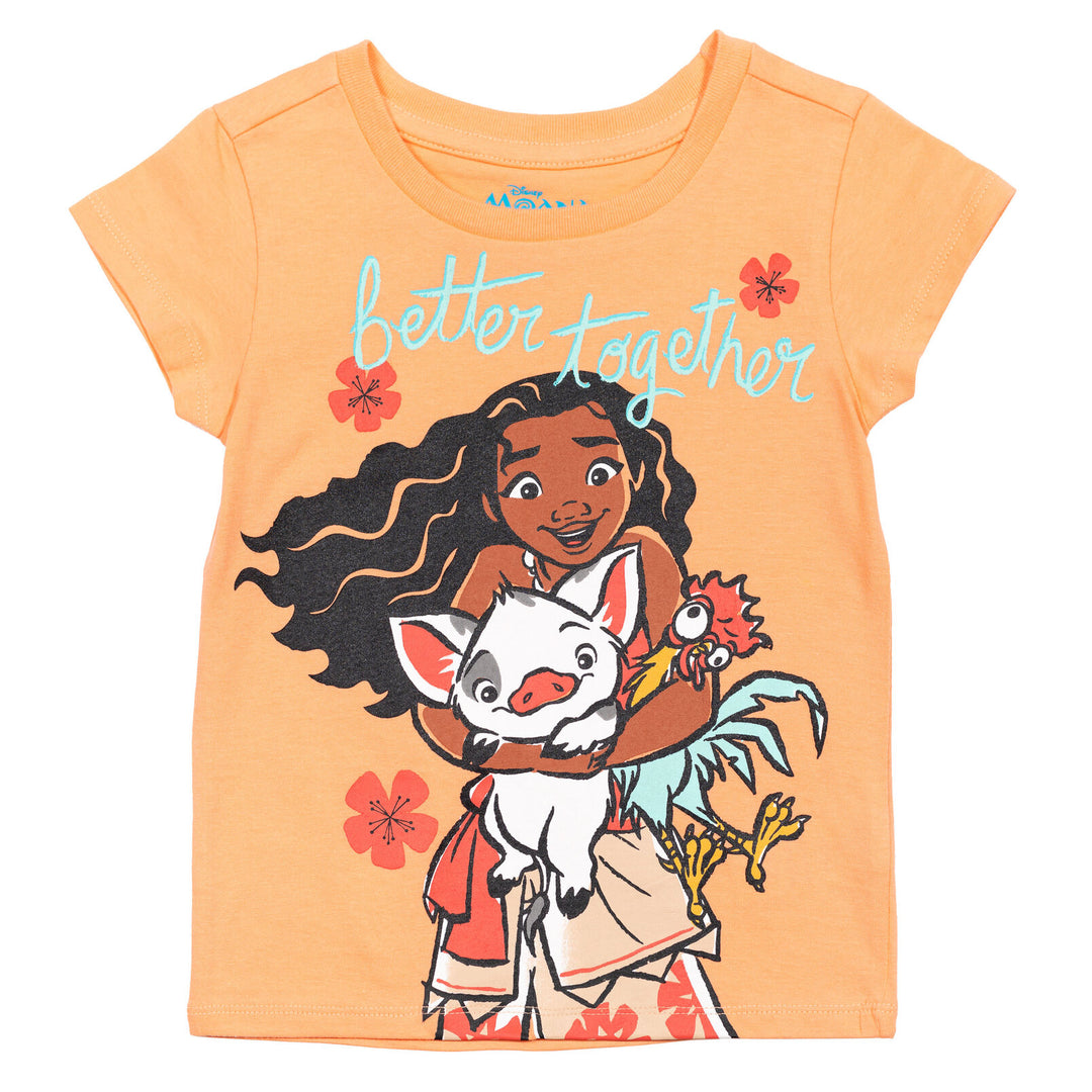 Paquete de 3 Moana Camisetas gráficas