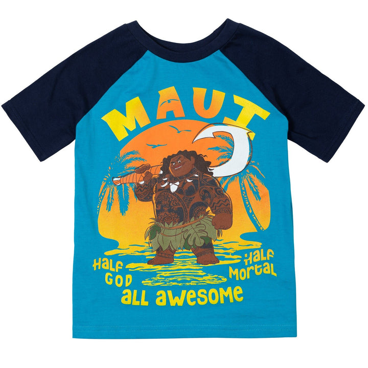 Moana Maui T - Shirt and Mesh Shorts Outfit Set - imagikids