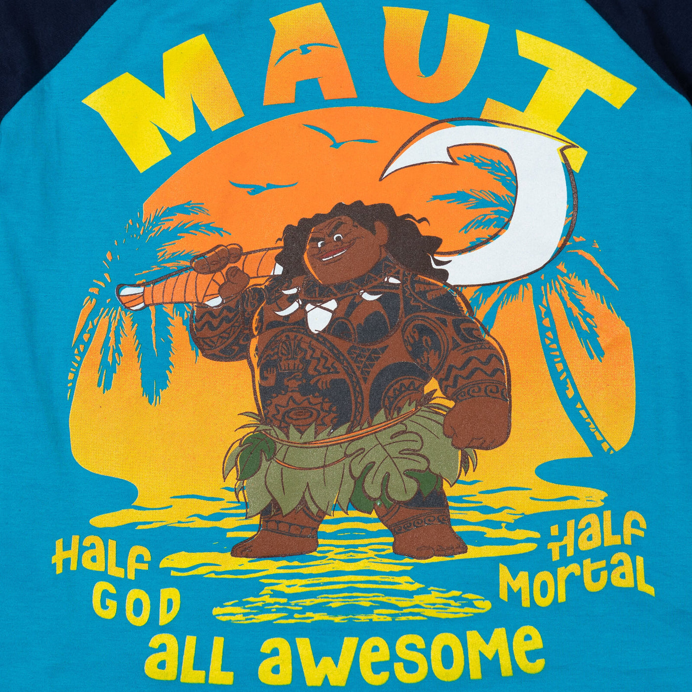 Moana Maui T-Shirt and Mesh Shorts Outfit Set