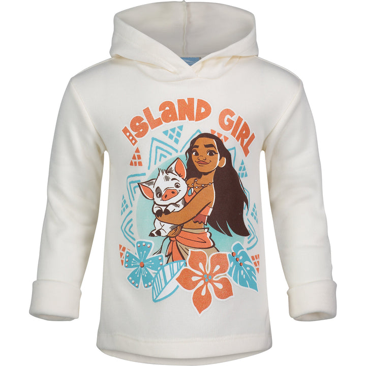 Conjunto de polainas y sudadera con capucha de polar de Moana