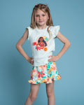 Moana T-Shirt and French Terry Wrap Skort