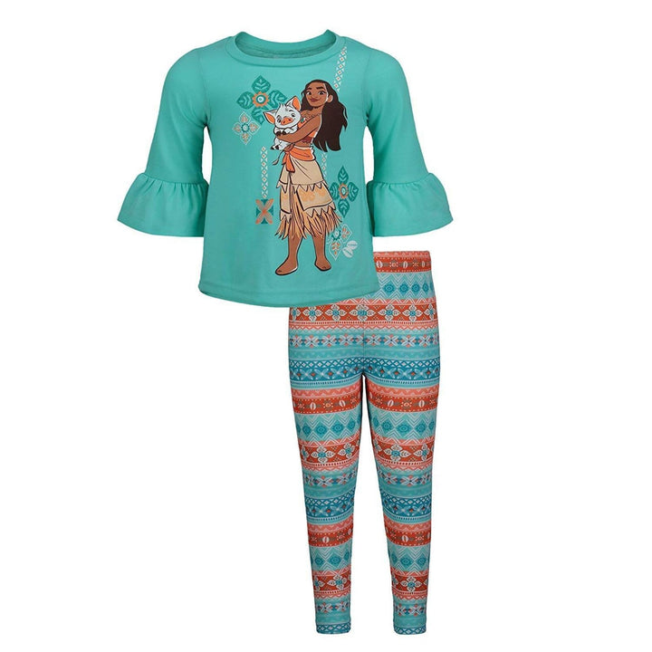 Moana Graphic T-Shirt and Leggings Outfit Set