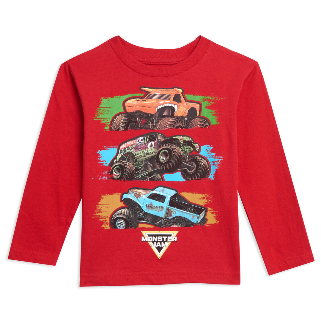 Pack de 2 camisetas gráficas de manga larga de Monster Jam