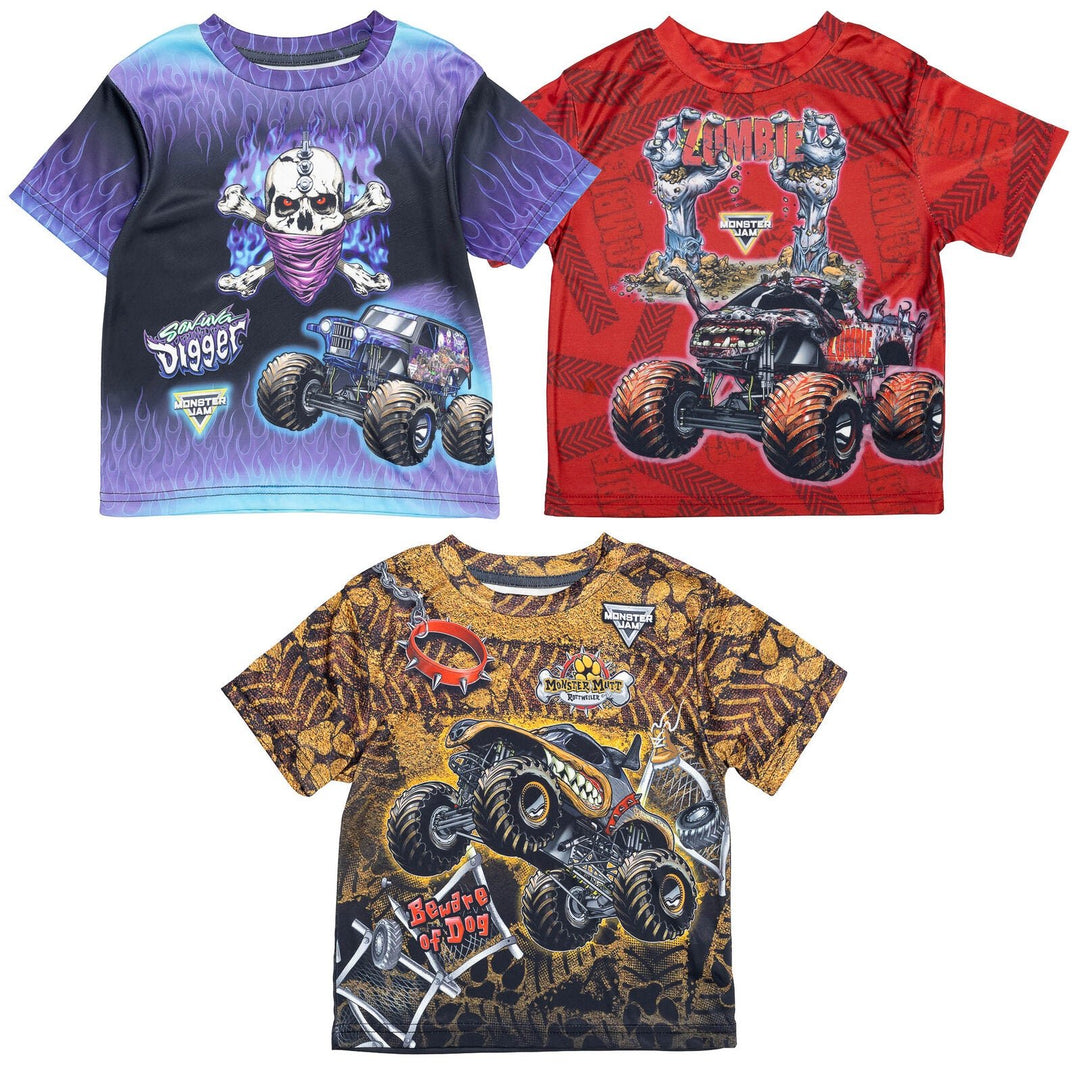 Monster Jam 3 Pack T - Shirts - imagikids