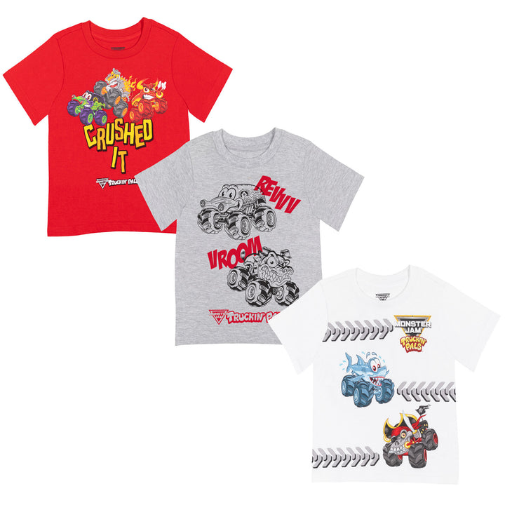 Truckin' Pals 3 Pack Graphic T-Shirt