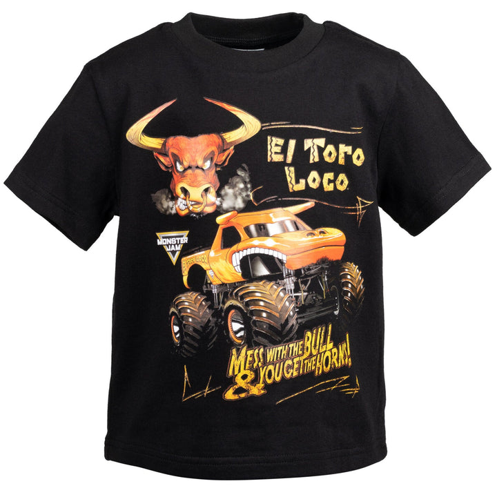 Monster Jam Breathable Graphic T - Shirt & Breathable Shorts - imagikids