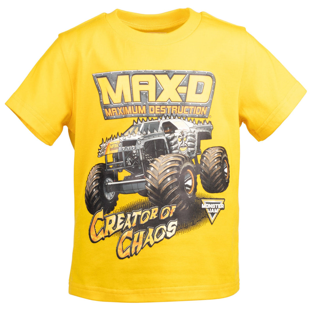 Monster Jam Breathable Graphic T - Shirt & Breathable Shorts - imagikids