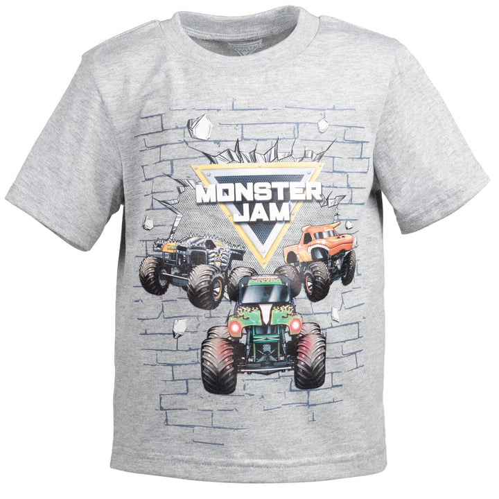 Monster Jam Breathable Graphic T - Shirt & Breathable Shorts - imagikids