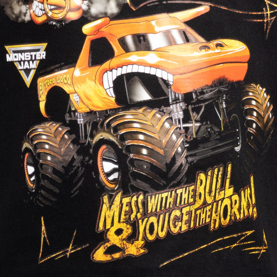 Monster Jam Breathable Graphic T - Shirt & Breathable Shorts - imagikids