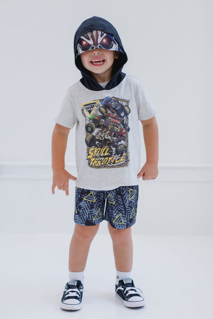 Monster Jam Cosplay T - Shirt and Mesh Shorts Outfit Set - imagikids