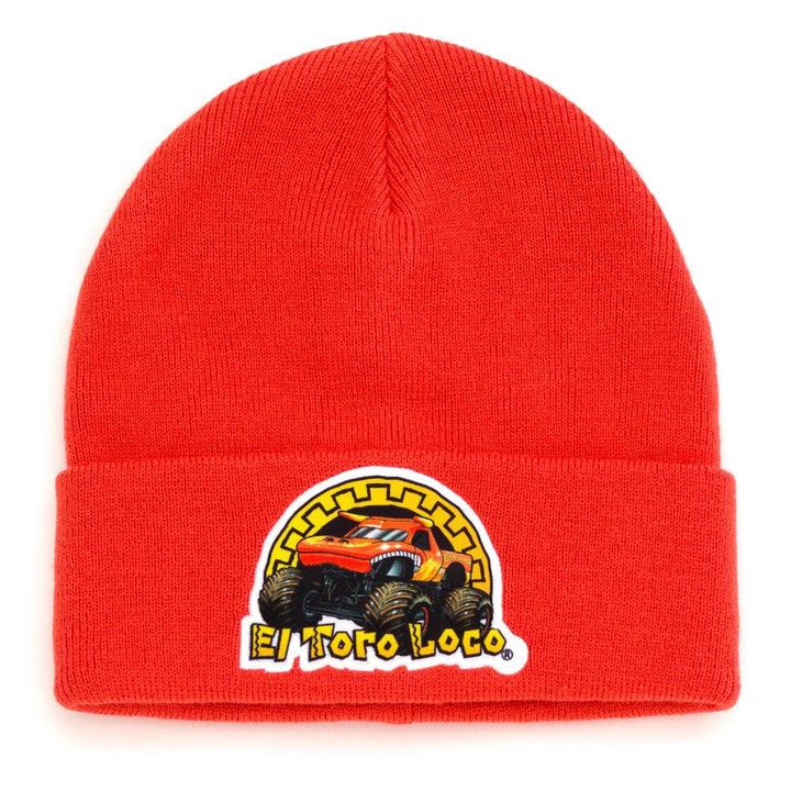 Monster Jam El Toro Loco Cotton Gauze Beanie Winter Hat - imagikids