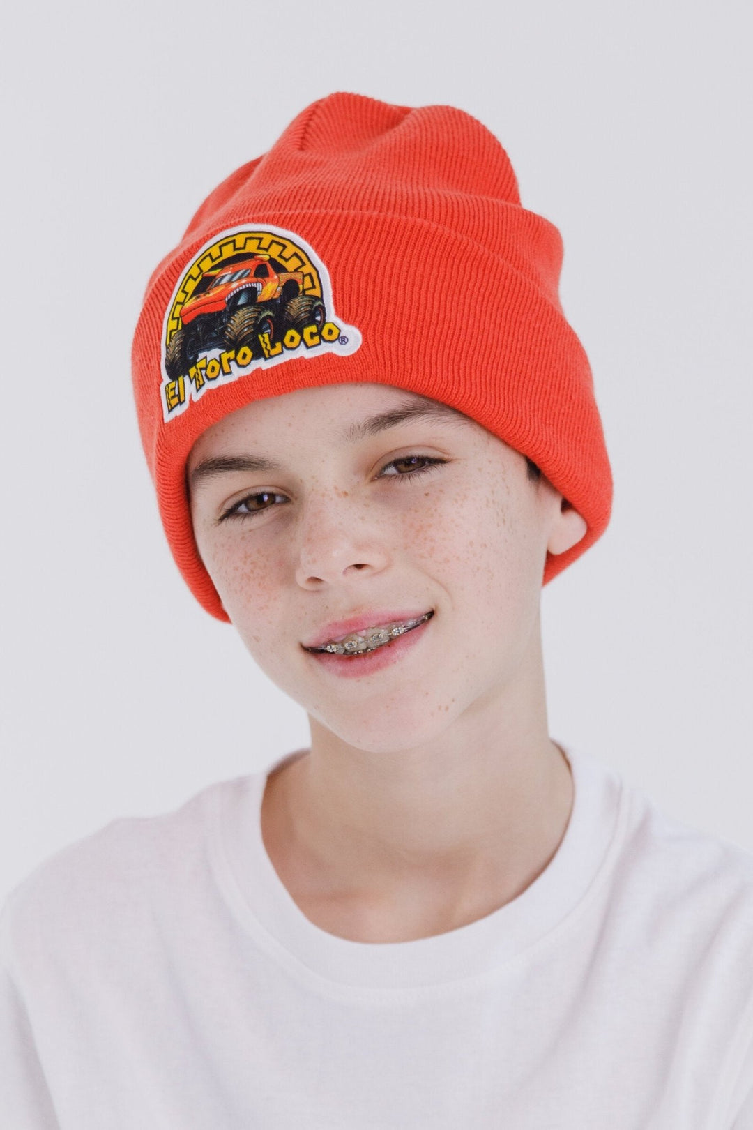 Monster Jam El Toro Loco Cotton Gauze Beanie Winter Hat - imagikids