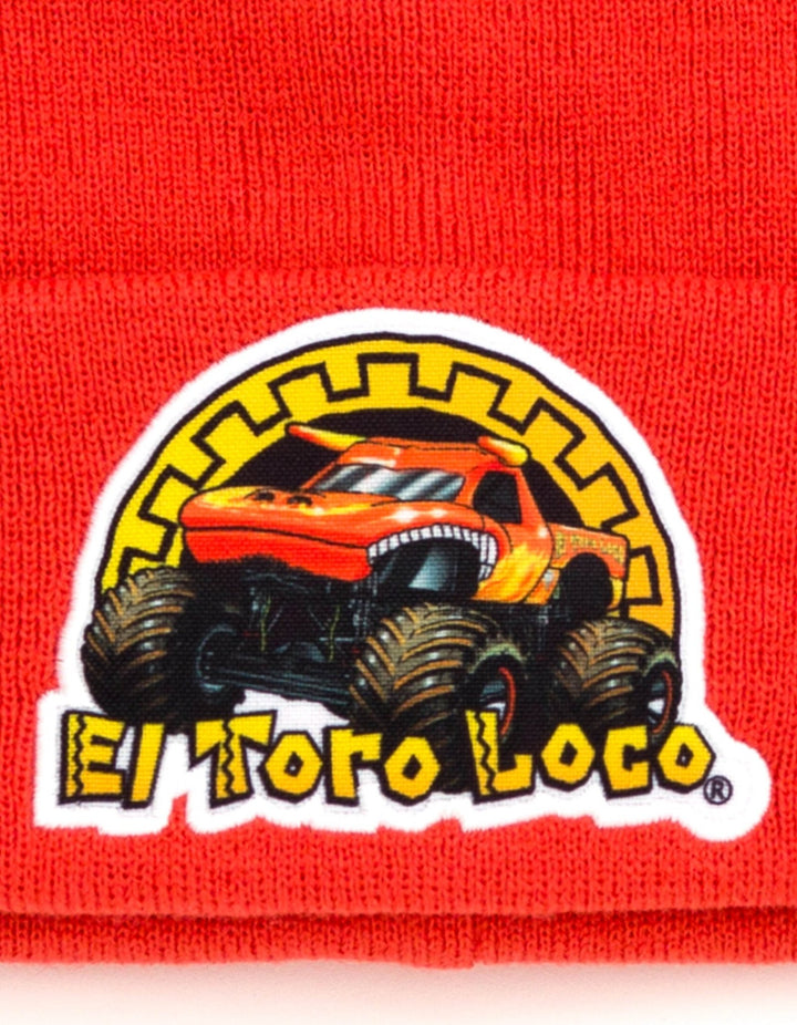 Monster Jam El Toro Loco Cotton Gauze Beanie Winter Hat - imagikids