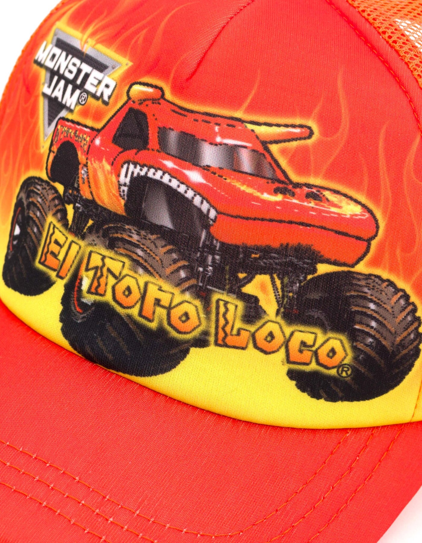 Monster Jam El Toro Loco Mesh Adjustable Snapback Baseball Cap Hat