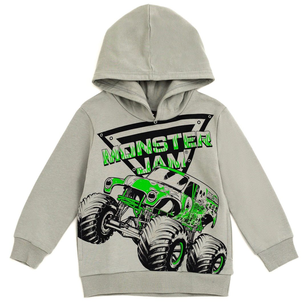 Monster Jam Fleece Hoodie and Jogger Pants Outfit Set - imagikids