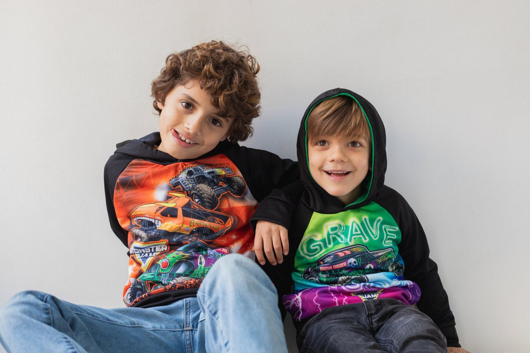 Monster Jam Fleece Pullover Hoodie - imagikids