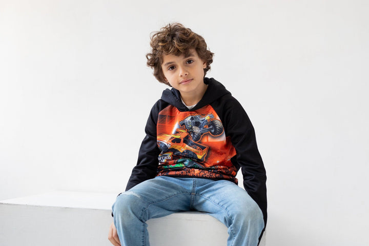 Monster Jam Fleece Pullover Hoodie - imagikids