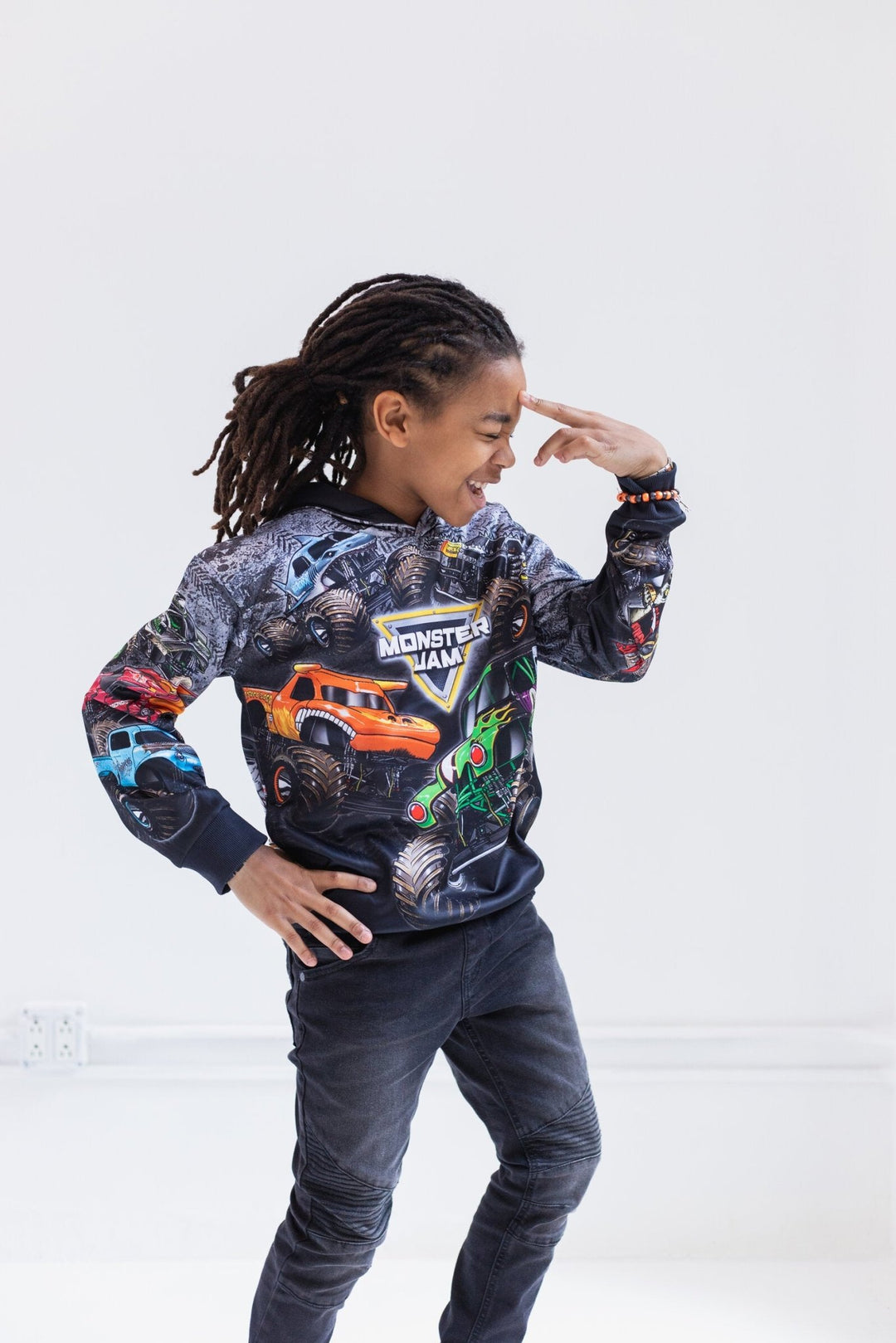 Monster Jam Fleece Pullover Hoodie - imagikids