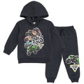 Monster Jam Fleece Pullover Hoodie and Pants Outfit Set
