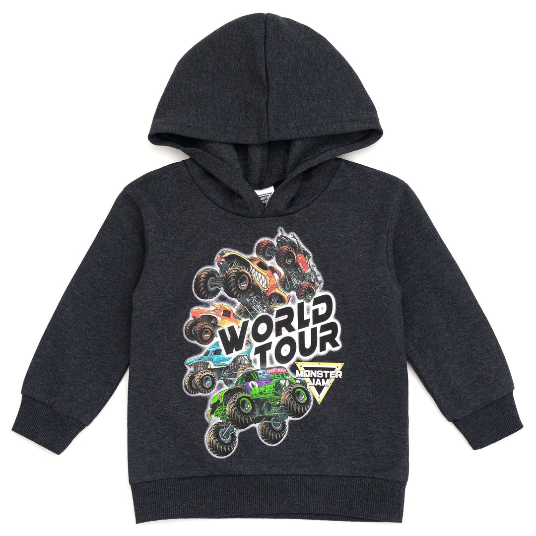 Monster Jam Fleece Pullover Hoodie and Pants Outfit Set - imagikids