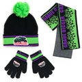 Monster Jam Grave Digger Beanie Gloves & Scarf Set