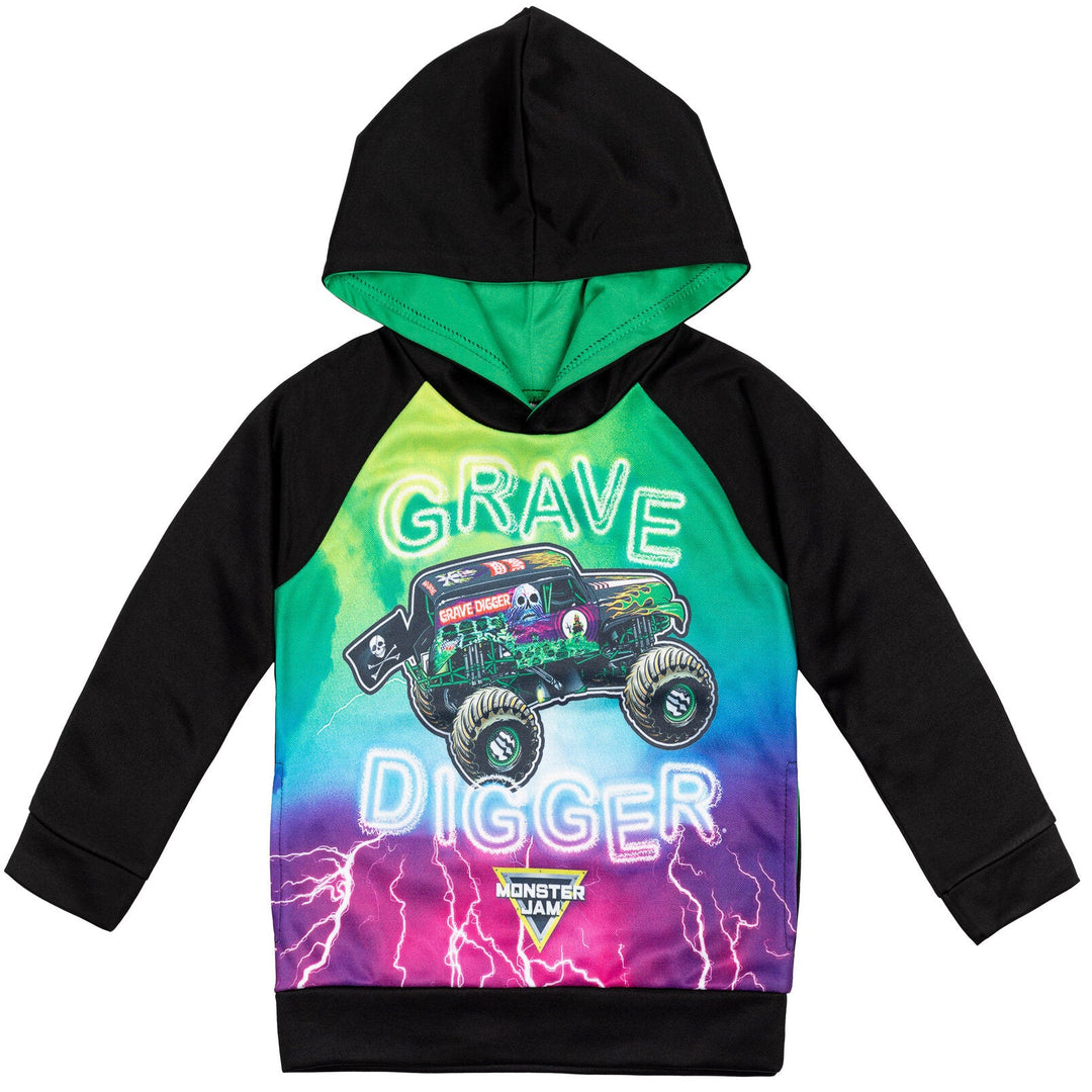 Monster Jam Grave Digger Fleece Pullover Hoodie - imagikids