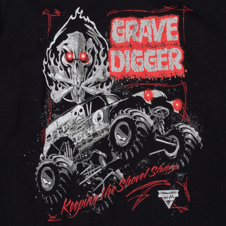 Monster Jam Grave Digger Fleece Pullover Hoodie - imagikids