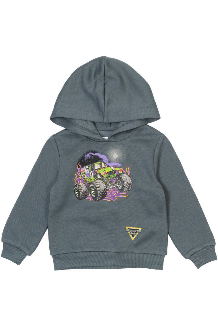 Monster Jam Grave Digger Fleece Pullover Hoodie and Sweatshirt Toddler - imagikids