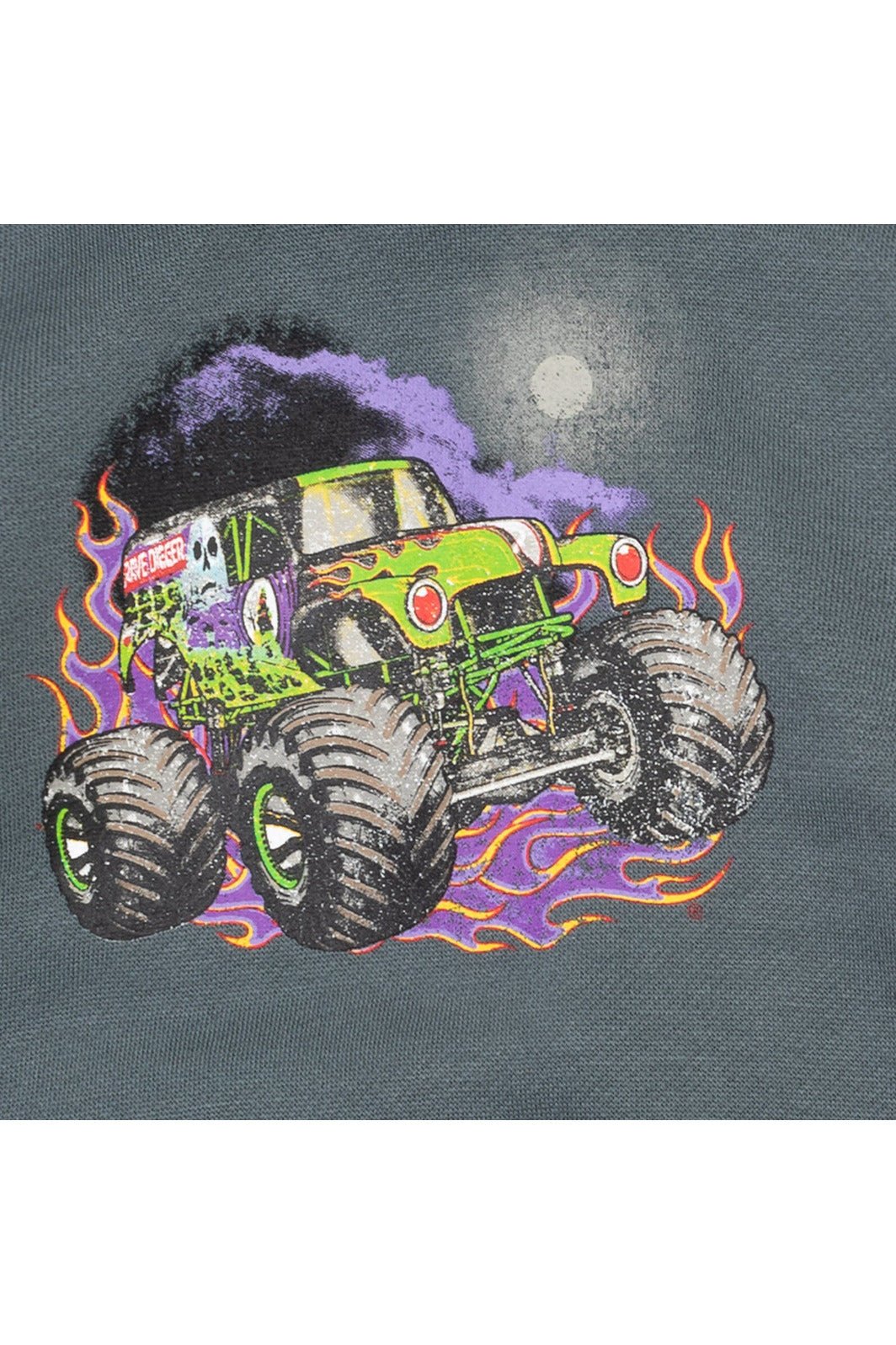 Monster Jam Grave Digger Fleece Pullover Hoodie and Sweatshirt Toddler - imagikids