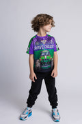 Monster Jam Grave Digger Mesh T-Shirt and French Terry Jogger Pants Outfit Set