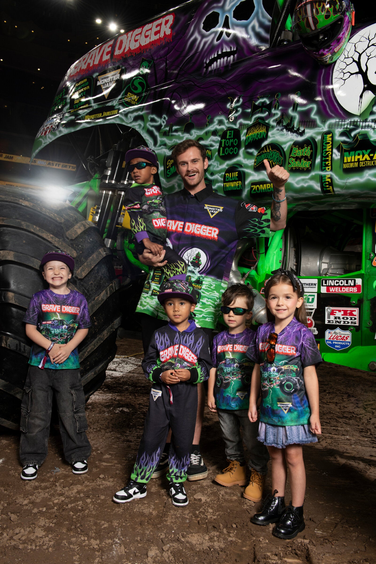 Monster Jam Grave Digger Zip Up Coverall | FREE Shipping on Orders