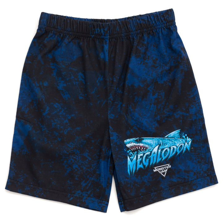 Monster Jam Megalodon Pajama Shirt and Shorts Sleep Set