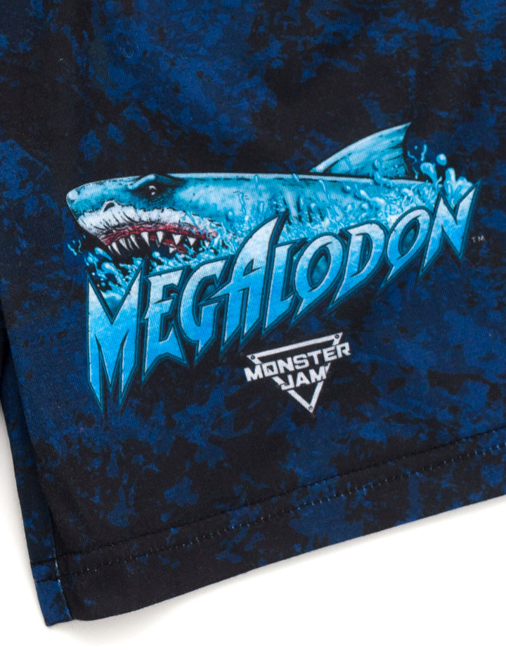 Monster Jam Megalodon Pajama Shirt and Shorts Sleep Set