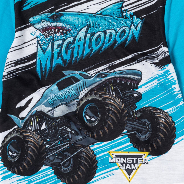 Monster Jam Pullover Pajama Shirt and Pants Sleep Set - imagikids