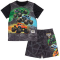 Monster Jam Pullover Pajama Shirt and Shorts Sleep Set