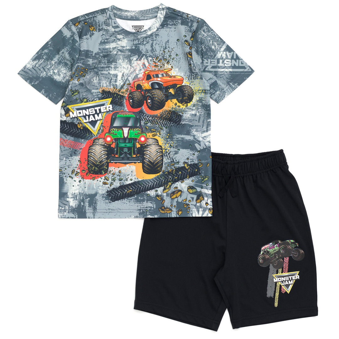 Monster Jam T - Shirt and Shorts Outfit Set - imagikids