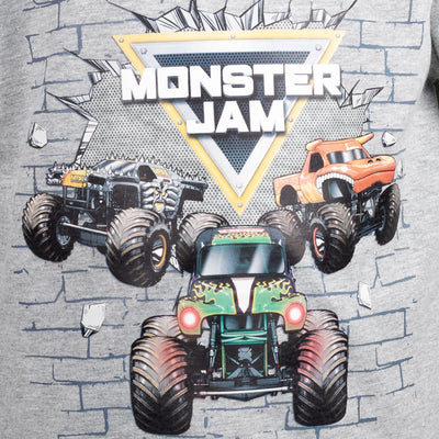 Monster Jam Breathable Graphic T-Shirt & Breathable Shorts