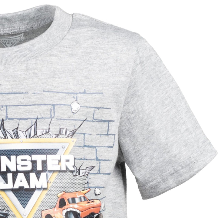 Monster Jam Breathable Graphic T-Shirt & Breathable Shorts