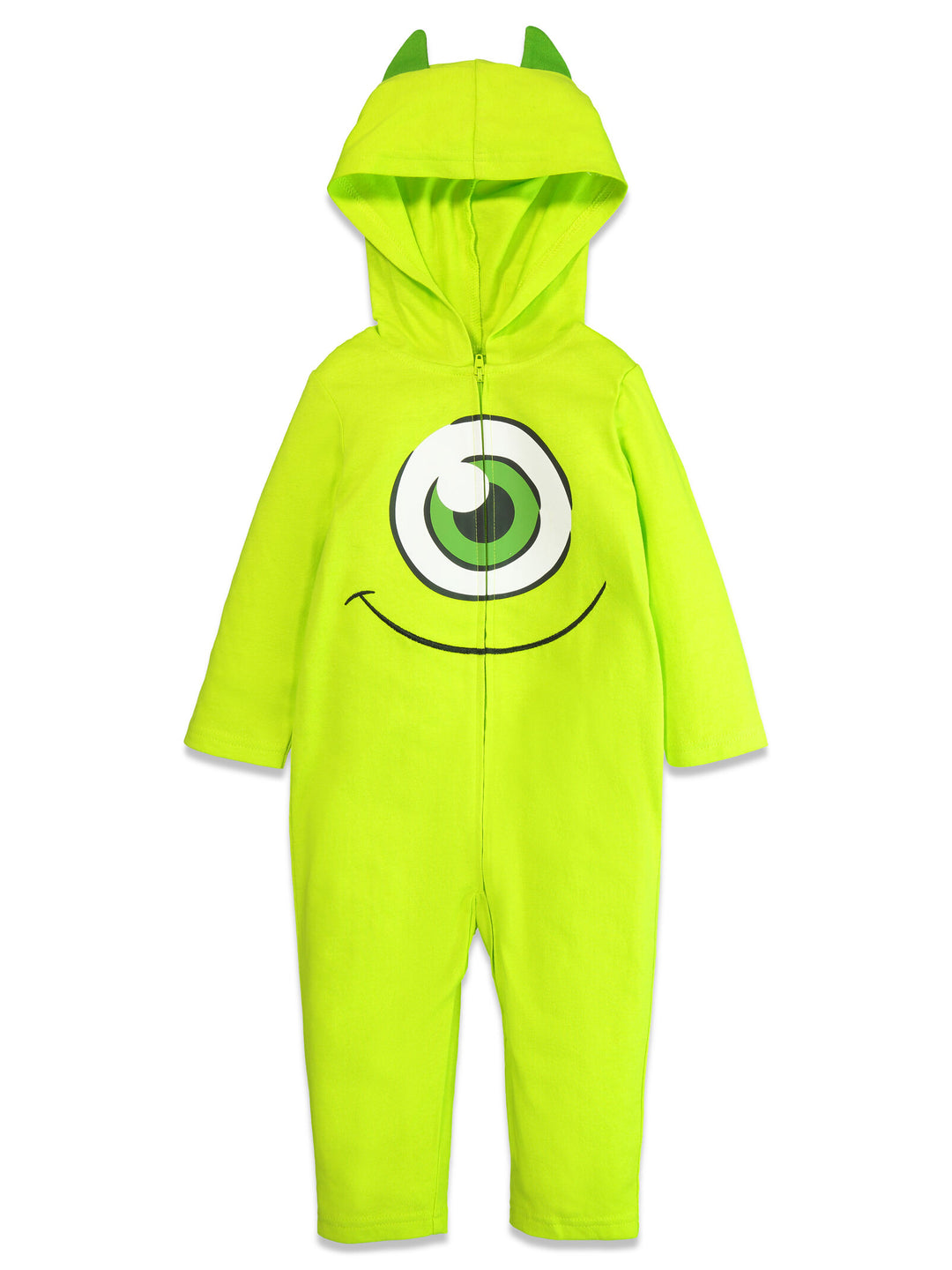monsters inc onesie Disney Pixar Monsters Inc. Mike Wazowski Infant Baby Boys Cosplay Fur Coverall 12 Months