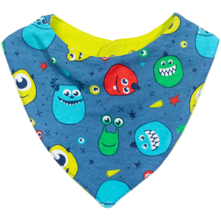 Mike Wazowski 4 Piece Outfit Set: Sleep N' Play Coverall Bib Blanket Burp Cloth